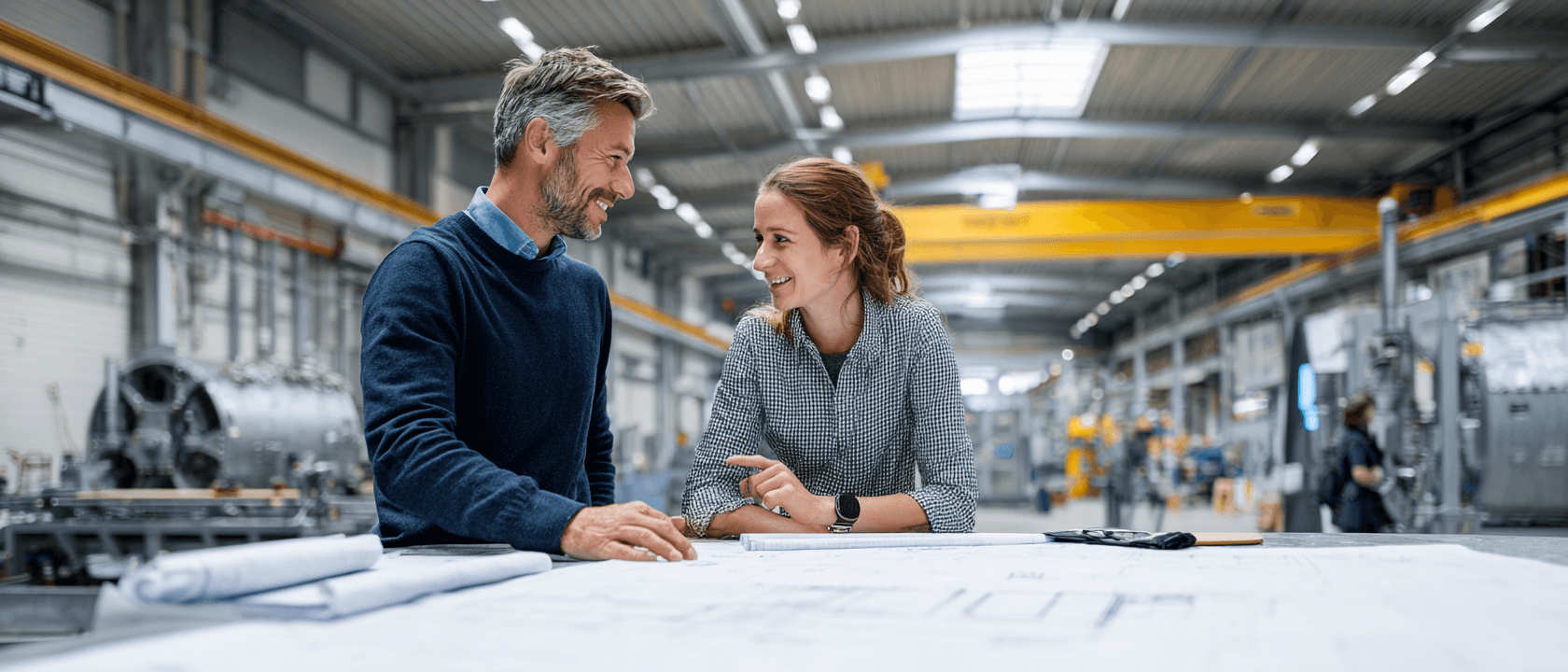 Engineering-Zusammenarbeit und industrielles Projektumfeld