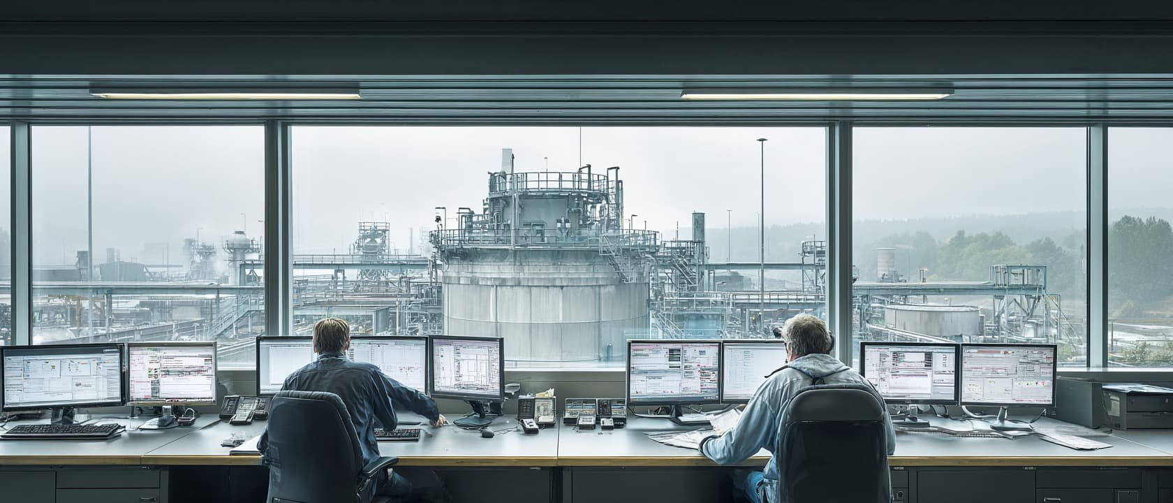Editorial image showing an operating industrial plant for an article on energy-cost pressure in European projects.